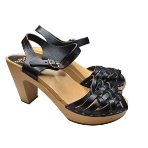 Swedish Hasbeens Black Heels 37